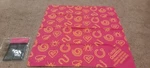 *new* Credelio Quattro Vet Medicine Promo Dog Bandana 24" Square Pink & Orange. Fixed Price $9.00.