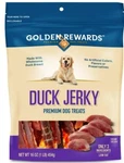 Golden Rewards Duck Jerky Premium Treats For Dogs, 16 Oz Bag. Fixed Price $49.71.
