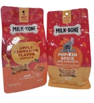 Milk Bone Pup-kin 11/7/26 & Apple Cinnamon 10/24/26 Dog Biscuits. Fixed Price $24.99.