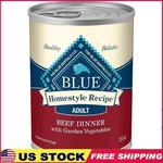 High Protein Beef Wet Dog Food Natural Adult Meal Mixed Treats 12 Cans New. Fixed Price $56.98.