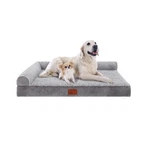 Bolster Bed For Extra Large Dogs, Memory Foam Orthopedic L-... Fast Usa Ship. Fixed Price $46.80.