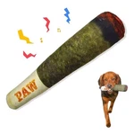 Cigar Design Plush Squeaky Pet Toys Grinding Teeth Creative Chew For Dogs. Fixed Price $11.99.