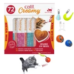 Catit Creamy Treats 72 + Smart Electric Toy Ball (color May Vary). Fixed Price $39.99.