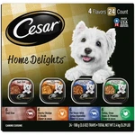 Cesar Home Delights Wet Dog Food Variety Pack, 3.5 Oz Trays (24 Pack). Fixed Price $23.89.