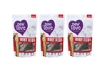 Paw Love All Natural Beef Chew Treats Dogs 4-5 " 3 Bags. Fixed Price $14.99.