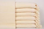 Custom Beach Towel, Natural 36X71 Inches, Striped,terry. Fixed Price $25.60.