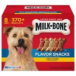 (one) Milk Bone Dog Crunchy Flavor Snacks, 8 Lbs Box, 12 Vitamins, 370+ Treats. Fixed Price $34.50.