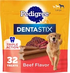 Dentastix Dog Dental Treats, Large Breed Beef Flavor, 1.67 Lb. Bag (. Fixed Price $20.46.