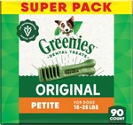 Greenies Value Size 54OZ Dental Chews For Petite Dogs - 90. Fixed Price $48.80.