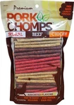 Pork Chomps Dog Chews 5-INCH Munchy Sticks Assorted Flavors 100 Count. Fixed Price $16.49.