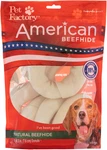 American Beefhide 3-4" Donuts Dog Chew Treats Natural Flavor, 8 COUNT/1 Pack. Fixed Price $26.99.