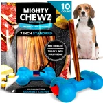 Mighty Chewz 7" Standard Bully Sticks (10 Pack) W/safety Device. Fixed Price $77.90.