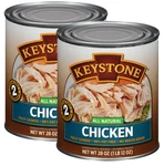 Keystone All Natural Chicken, 28 Oz Can (2 Pack). Fixed Price $12.76.