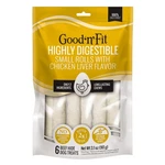 Good Fit Small Rolls With Real Chicken Liver Flavor, 6 Count, Long-lasting .... Fixed Price $13.60.