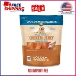 Golden Rewards Chicken Flavor Premium Dry Jerky Treats For All Dogs, 64 Oz. Fixed Price $33.42.