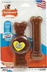 Nylabone Puppy Chew Ring And Toy Twin Pack Chicken Medium Wolf. Fixed Price $28.99.