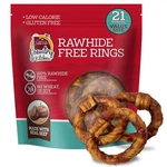Rawhide-free Beef Chews Rings, 21 Count Healthy Treats For Dogs. Fixed Price $21.06.