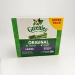 Greenies Original Large Dog Natural Dental Treats - 54 Oz 34 Count. Free Ship. Fixed Price $48.99.