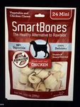 Smartbones Mini Dog Treats 24 Pack Chicken Made With Real Dental Chews. Fixed Price $18.99.