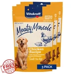 Vitakraft Meaty Morsels Dog Treats, Chicken Sweet Potato, Chewy Snacks, 70%. Fixed Price $20.00.