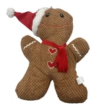 Dog Pet Toy Squeaker Chew Soft Squeaky Gingerbread Man Plush Brown Red Large 14. Fixed Price $19.79.