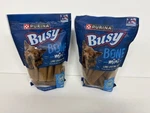 2X Purina Busy Bones Mini - Sm/med Bred Dogs 12 Ct 21 0Z/BAG Long Lasting Chew. Fixed Price $18.95.