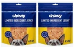 Jerkey Dog Treats Grain Free Choose Flavor 6.5 Ounces Each 2 Bags. Fixed Price $32.99.