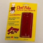 Chef Fido Dog Biscuit Cutter & Recipe Kit Make Your Own Food Treats! Healthy. Fixed Price $15.77.