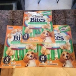 New Churu Dog Treat Bites (chicken & Tuna Recipe) 3 Bags Total 24 Packs. Fixed Price $19.99.