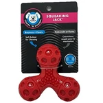 Chase 'n Chomp Dog Chew Toy Durable Squeaker Jack Red Interactive Play. Fixed Price $14.97.