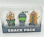 Seattle Seahawks Snack Pack Ornament Set 3 Nfl Football Peanuts Hot Dog. Fixed Price $14.97.