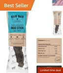 Freeze-dried Raw Moo Stick Dog Treat For Medium Chewers Single Ingredient. Fixed Price $14.99.