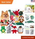 Squeaky Toys For Puppy Small Medium Dogs, Stuffed Samll Bulk Wit.... Fixed Price $38.39.