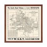 Old Map Of South Bend, 1931 - Vintage Indiana. Fixed Price $54.99.