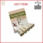 Top Dog Chews 6 Roasted Beef Cheek Rolls, 5 Pack, Long Lasting Bones For. Fixed Price $27.46.