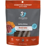 Shameless Dog Jerky Bites 5 Oz, Duck/sweet Pota By Pets. Fixed Price $13.23.