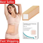 10 Pack Organic Cotton Castor Oil Wraps Easy Peel-and-stick Wellness Solution. Fixed Price $19.94.