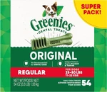 Greenies Original Dental Chews Regular - 54 Treats Free Shipping. Fixed Price $45.99.