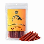 Teriyaki Salmon Jerky - Wild Caught, High Protein, Low Carb Snack, 2 Oz. Fixed Price $17.10.