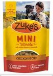 Zukes Mini Naturals With Added Vitamins And Minerals Chicken Recipe 16 Oz. Fixed Price $7.79.