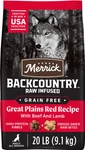 Merrick Backcountry Raw Infused Great Plains Red Recipe Adult Dog Food, 20 Lb. Fixed Price $51.00.