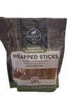 Dentleys Wrapped Sticks Rawhide Alternative 15 Count. Fixed Price $10.00.