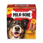 Milk-bone Original Medium Sized Dog Biscuits, 10 Lb Box. Fixed Price $35.49.