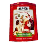 Milk-bone Holiday Dog Biscuits, 24 Oz. Tin Santa With Empty. Fixed Price $14.25.
