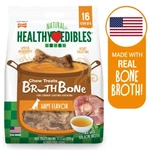 Nylabone Healthy Edibles Broth All Natural Dog Chew Treats Regular, 16 Ct. Fixed Price $19.95.