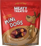Meaty Treats Mini Dogs Beef & Cheese Flavor Soft Chewy 25 Oz.. Fixed Price $14.99.