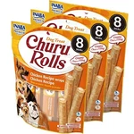 Inaba Churu Rolls For Dogs, Grain-free, Soft/chewy Baked Chicken Wrapped Chur.... Fixed Price $34.99.
