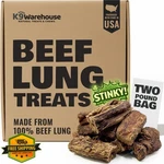 K9WAREHOUSE Beef Lung Dog Treats 2LBS Roasted High Protein. Fixed Price $42.74.