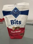 Blue Buffalo Bits Soft Dog Treats For Training, Made With Natural 19-OZ Bag. Fixed Price $15.55.