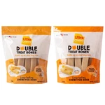 Ultra Chewy Double Treat Bones Long-lasting Dog Chews Made Usa All Breeds. Fixed Price $44.84.